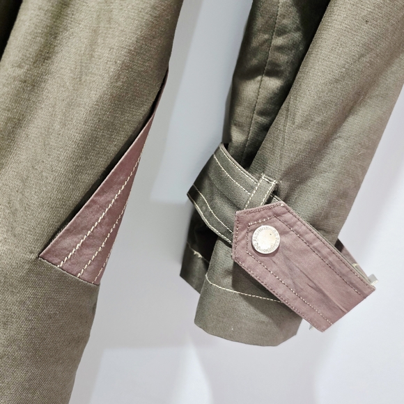 J & K Jeeker Women's Belted Trench Coat Size M - Picture 8 of 14